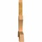Ekena Millwork Davenport Rough Sawn Timber Gable Bracket, Western Red Cedar, 96"W x 44"H x 4"D x 6"F, 11/12 Pitch GBW096X44X0406DAV00RWR - alternate 3